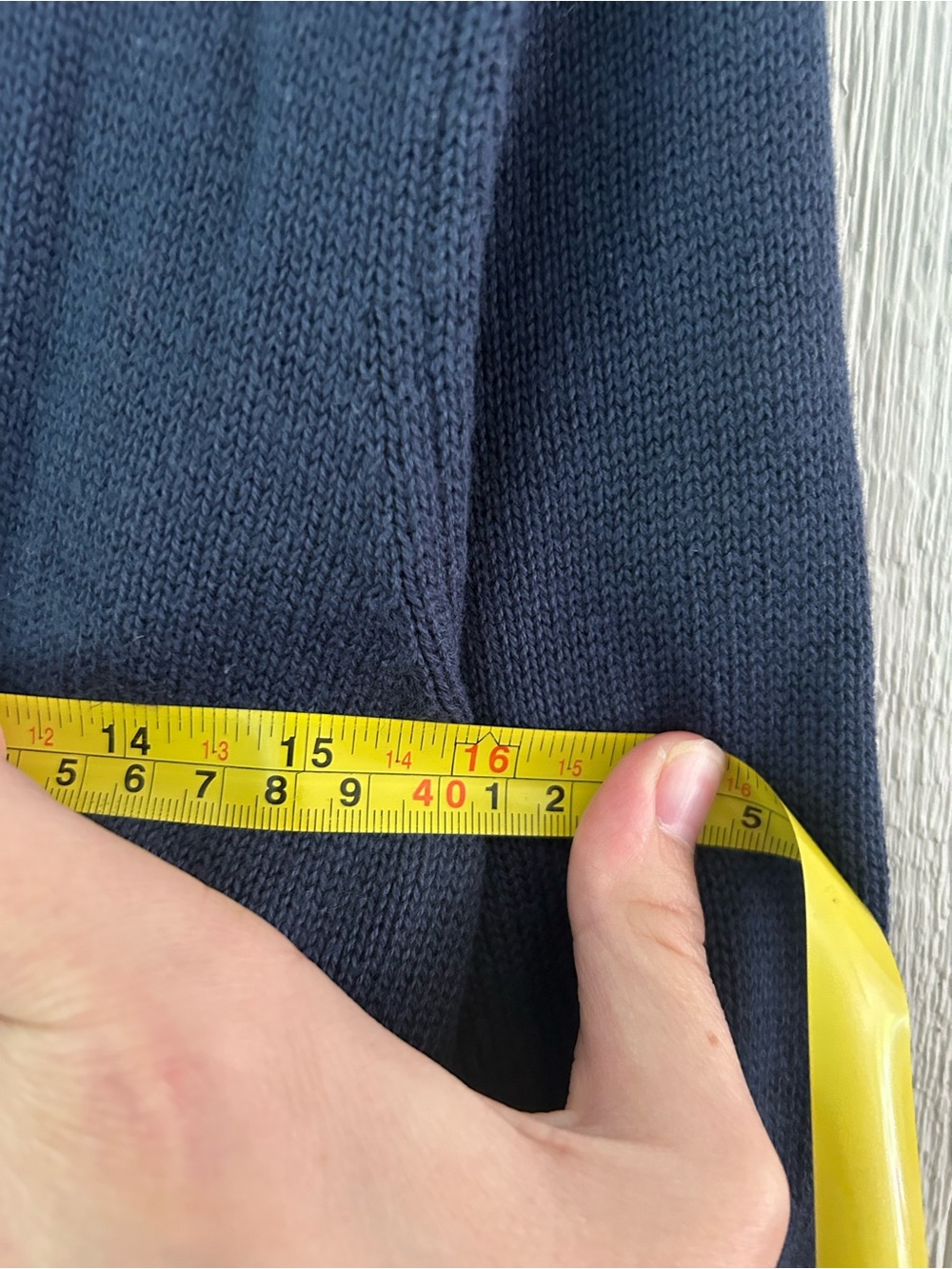 Pendleton Navy Button-Front V-Neck Cardigan - Picture 6 of 6